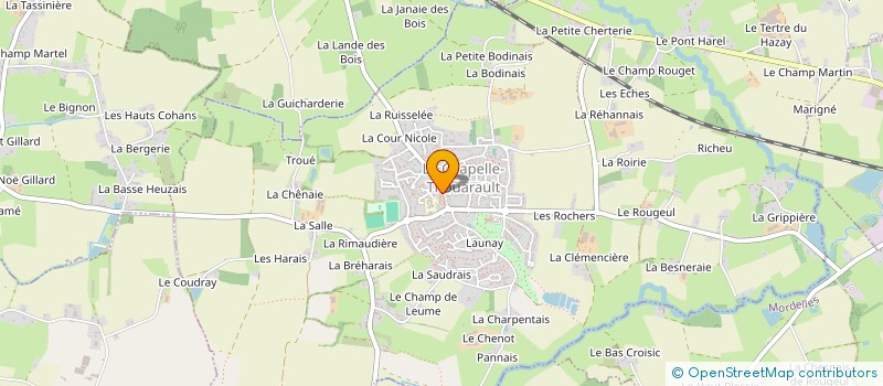 localisation de l'entreprise MAISON CAMILIE  LA CHAPELLE-THOUARAULT