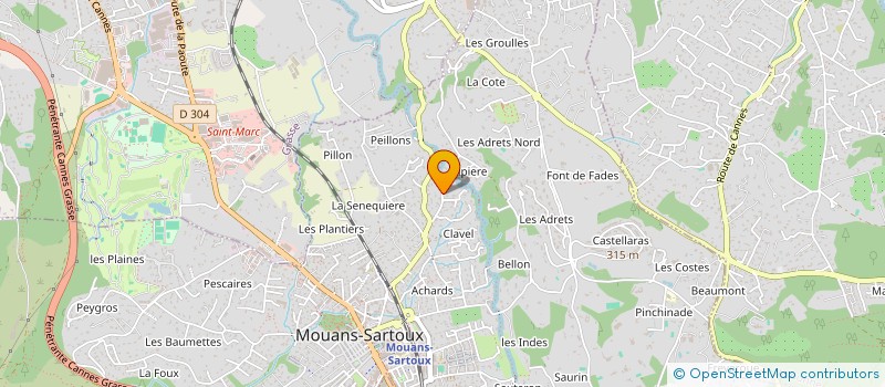 localisation de l'entreprise MAISON CAPITAL AZUR à MOUANS-SARTOUX
