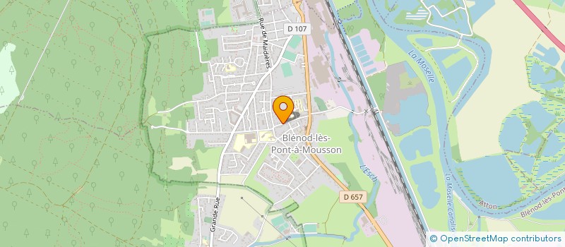 localisation de l'entreprise MAISON CARABIN  BLENOD-LES-PONT-A-MOUSSON