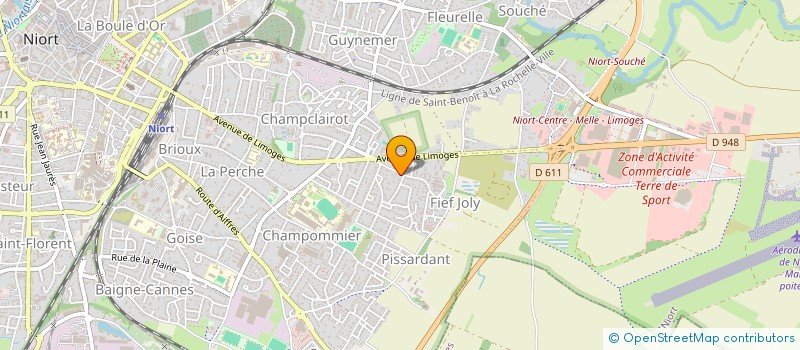 localisation de l'entreprise MAISON CARAMBOLE  NIORT