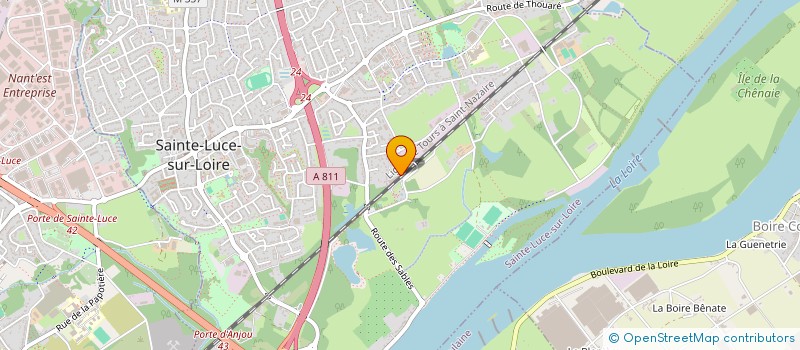 localisation de l'entreprise MAISON CARLI  SAINTE-LUCE-SUR-LOIRE