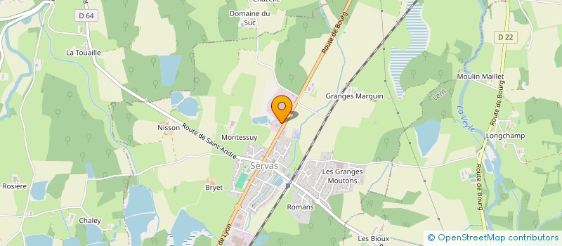 localisation de l'entreprise MAISON CARRE  SERVAS