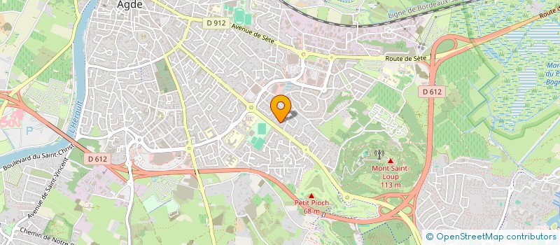 localisation de l'entreprise MAISON CARREE  AGDE