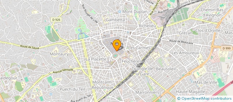 localisation de l'entreprise MAISON CARREE MUSIQUE à NIMES