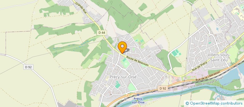 localisation de l'entreprise MAISON CATTIAUX  PRECY-SUR-OISE