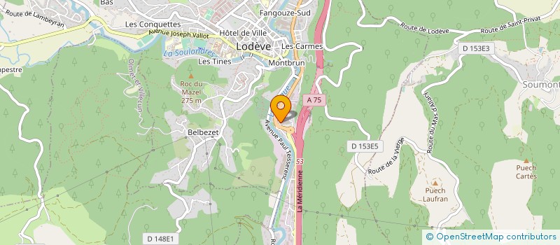 localisation de l'entreprise MAISON CAUMES  SORBS