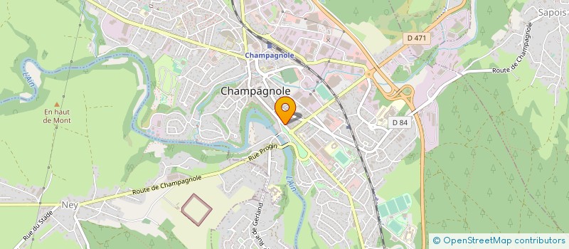localisation de l'entreprise MAISON CAVAGNAC à CHAMPAGNOLE