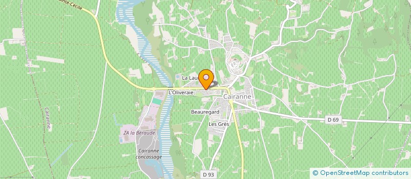 localisation de l'entreprise MAISON CAYRAN  CAIRANNE