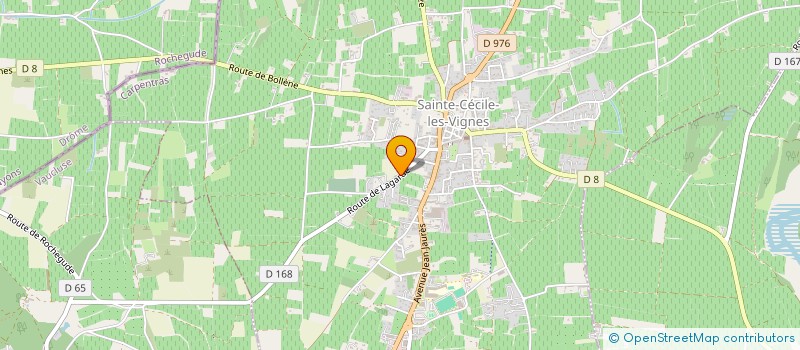 localisation de l'entreprise MAISON CEIO  SAINTE-CECILE-LES-VIGNES