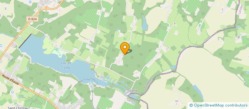 localisation de l'entreprise MAISON CESARINE  CAZAUBON