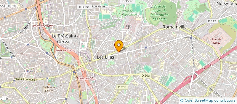 localisation de l'entreprise MAISON CEZEMBRE à LES LILAS