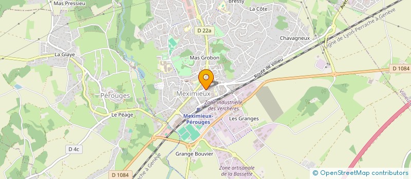 localisation de l'entreprise MAISON CHABAUD à MEXIMIEUX