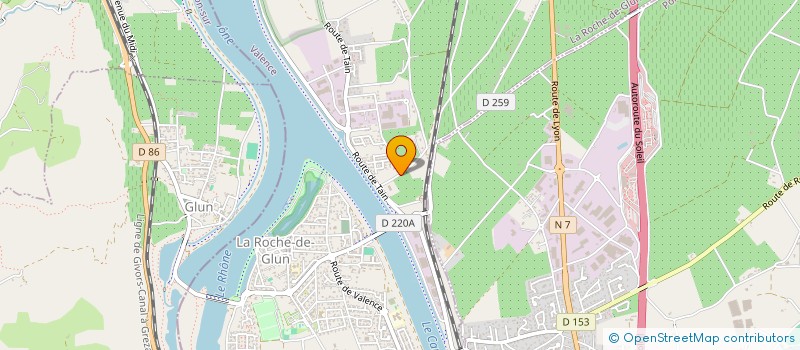 localisation de l'entreprise MAISON CHABRAN CONSULTING  LA ROCHE-DE-GLUN