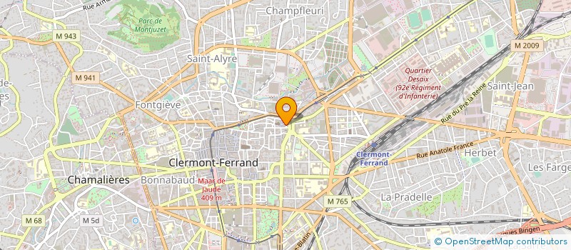 localisation de l'entreprise MAISON CHALARD  CLERMONT-FERRAND