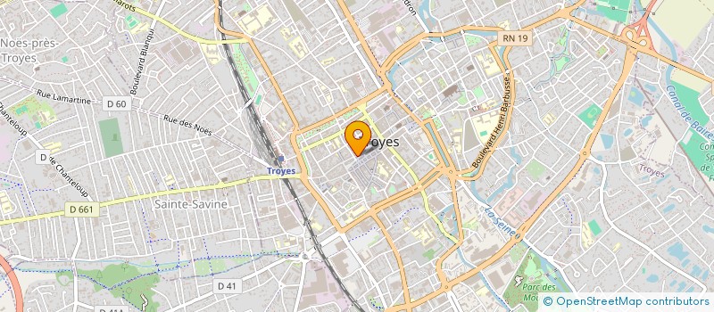 localisation de l'entreprise MAISON CHALLENGER à TROYES