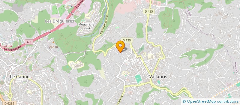 localisation de l'entreprise MAISON CHALOIN à VALLAURIS