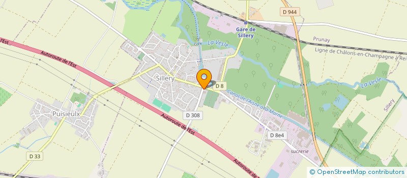 localisation de l'entreprise MAISON CHAMPAGNE LENNE  SILLERY