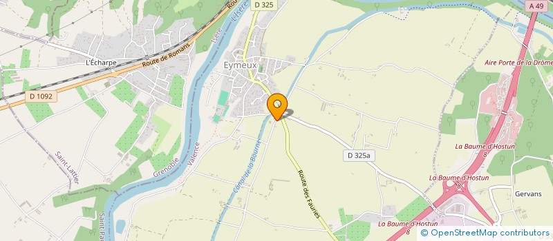 localisation de l'entreprise MAISON CHAMPEL  EYMEUX