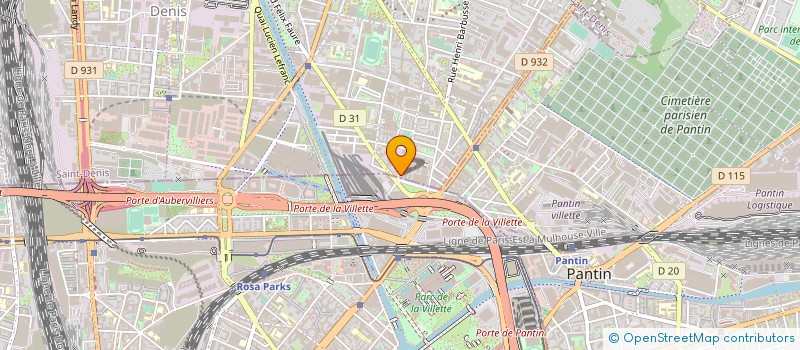 localisation de l'entreprise MAISON CHANG  AUBERVILLIERS