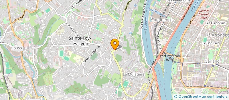 localisation de l'entreprise MAISON CHARRIE  SAINTE-FOY-LES-LYON