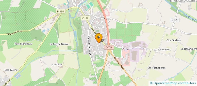 localisation de l'entreprise MAISON CHARTIER à GENNES-VAL-DE-LOIRE