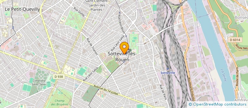 localisation de l'entreprise MAISON CHARUEL  SOTTEVILLE-LES-ROUEN