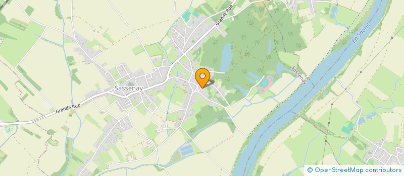 localisation de l'entreprise MAISON CHASSAING  SASSENAY