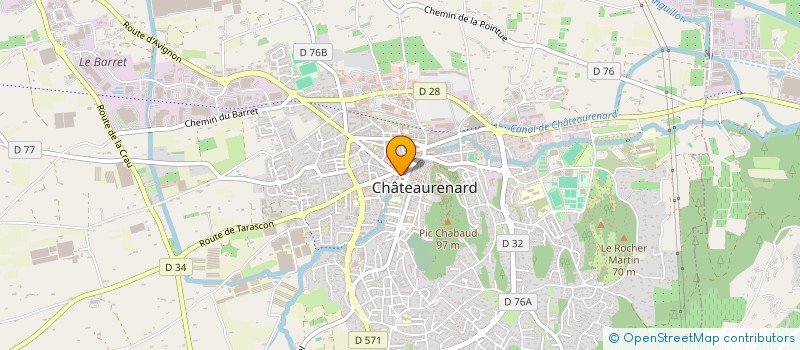 localisation de l'entreprise MAISON CHATEL  CHATEAURENARD