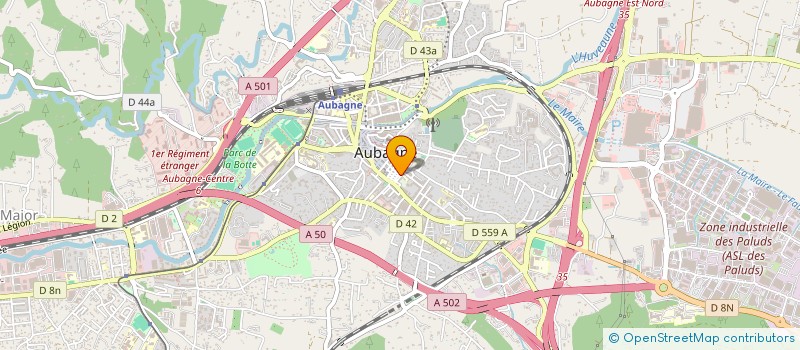 localisation de l'entreprise MAISON CHAVE à AUBAGNE
