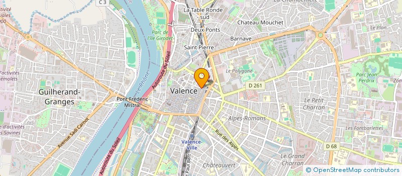 localisation de l'entreprise MAISON CHIC&MALIN  VALENCE