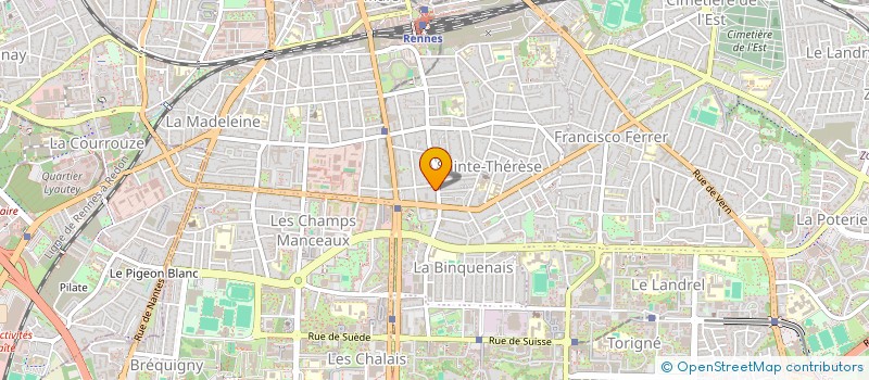 localisation de l'entreprise MAISON CHOMEURS SOLIDAIRES ATIFS DU 35 à RENNES