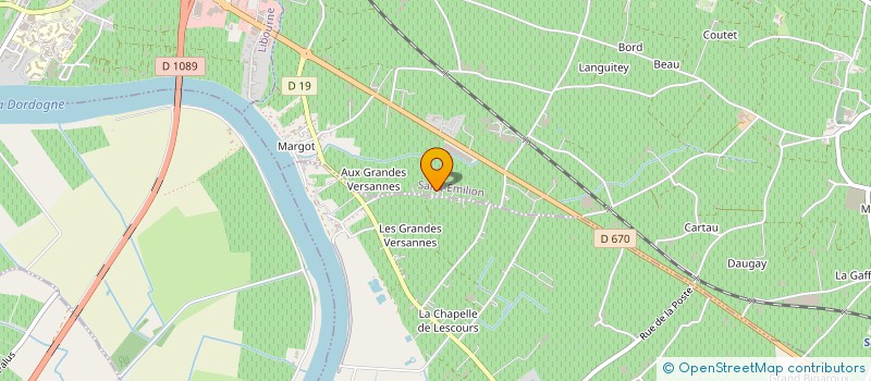 localisation de l'entreprise MAISON CHRISTOVAL à SAINT-EMILION