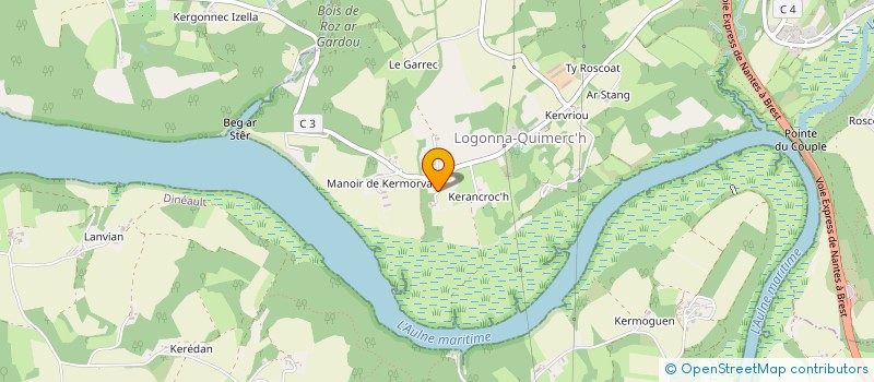 localisation de l'entreprise MAISON CIDRICOLE DE BRETAGNE à DIRINON