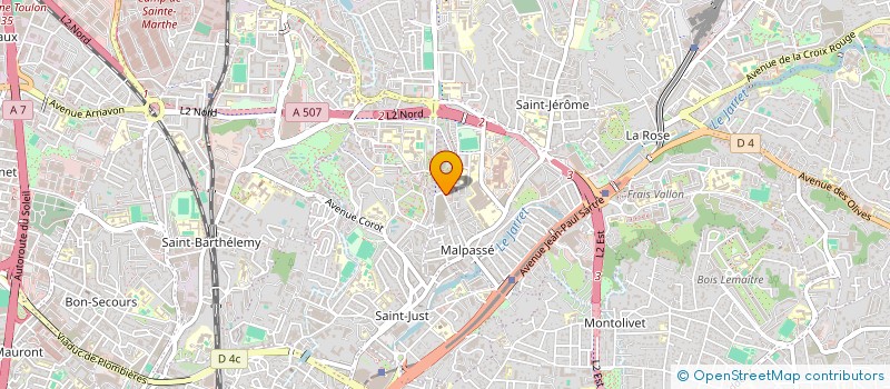 localisation de l'entreprise MAISON CIEL BLEU à MARSEILLE