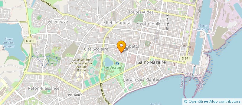 localisation de l'entreprise MAISON CITOYENS MONDE ST NAZAIRE REGION  SAINT-NAZAIRE