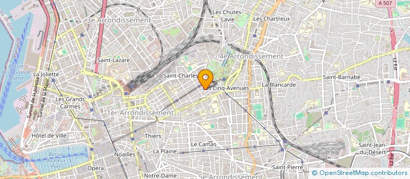 localisation de l'entreprise MAISON CLAIRE CLERC à MARSEILLE