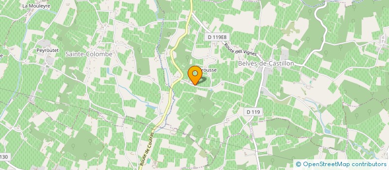 localisation de l'entreprise MAISON CLARET à BELVES-DE-CASTILLON