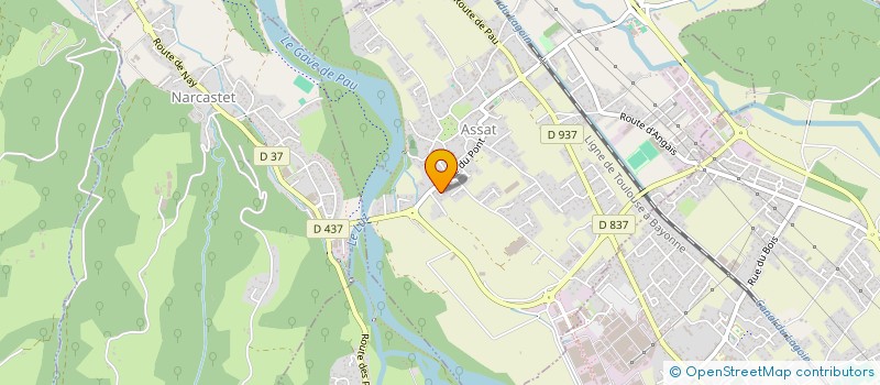 localisation de l'entreprise MAISON CLAVEROTTE  ASSAT