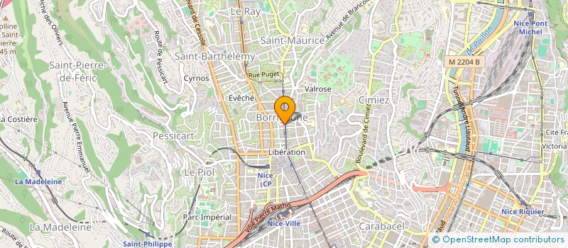 localisation de l'entreprise MAISON CLEMENT  NICE