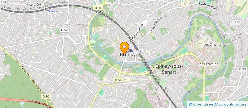 localisation de l'entreprise MAISON CLOTEAUX à BRUNOY