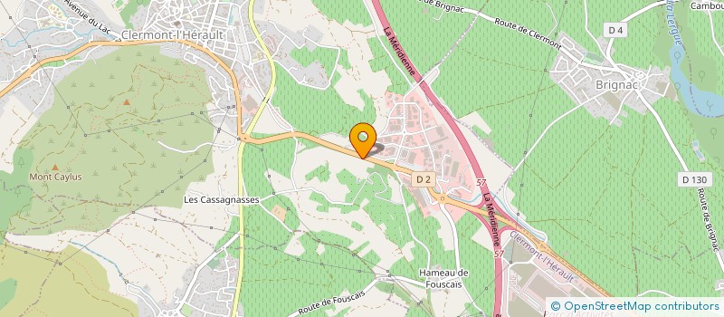 localisation de l'entreprise MAISON CLOVIS SALASC ET CIE  CLERMONT L HERAULT