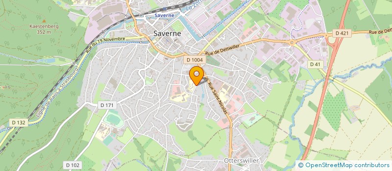 localisation de l'entreprise MAISON CLUB JEUNES DE SAVERNE à SAVERNE