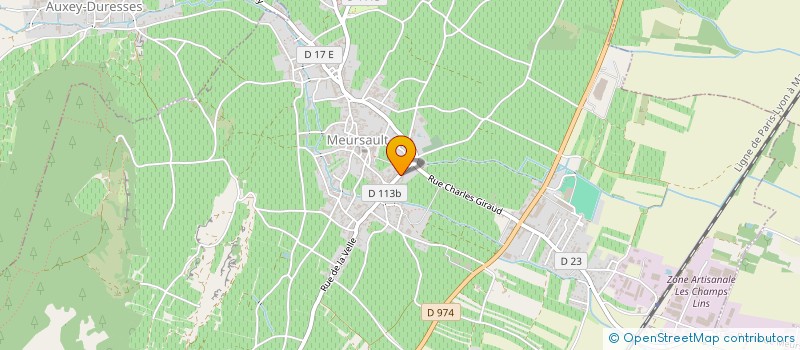 localisation de l'entreprise MAISON COCHE FABIEN à MEURSAULT