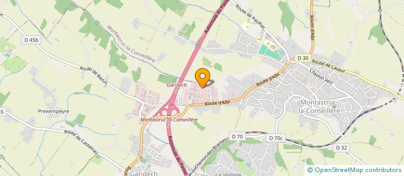 localisation de l'entreprise MAISON COLAS à MONTASTRUC-LA-CONSEILLERE