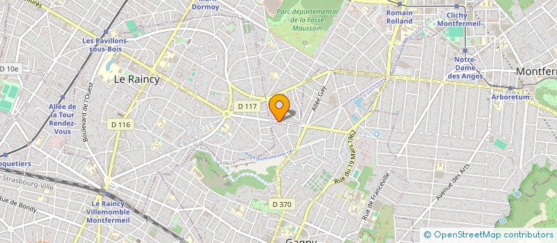 localisation de l'entreprise MAISON COLETTE à CLICHY-SOUS-BOIS