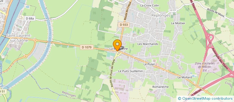 localisation de l'entreprise MAISON COLIN à REPLONGES