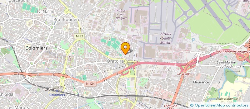localisation de l'entreprise MAISON COM EMPLOI FORMATION NO TOULOUS à COLOMIERS