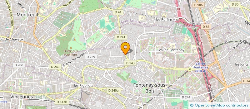 localisation de l'entreprise MAISON COMMUN ISRAEL FONTENAY SOUS BOIS à FONTENAY-SOUS-BOIS