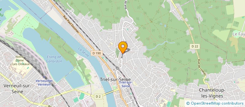 localisation de l'entreprise MAISON COMPORTA  TRIEL-SUR-SEINE