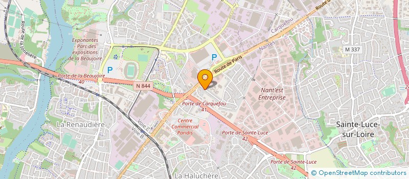 localisation de l'entreprise MAISON CONCEPT ENERGIE à NANTES